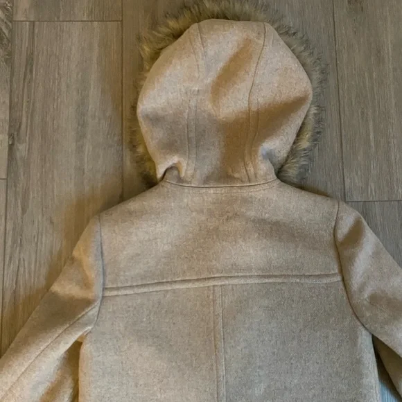 J. Crew Vail Parka Wool Blend Coat in Heather Tan Size 00 - Picture 7 of 16